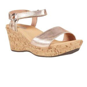 Naot Pier Wedge Sandal Rose Gold Women 41/10